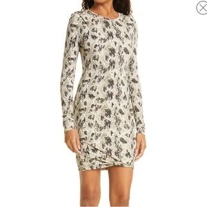 NEW Rag and Bone Poppy long sleeve mini dress medium M